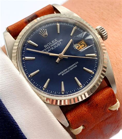 rolex women blue dial|rolex vintage blue dial.